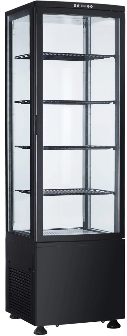 Witryna chłodnicza cukiernicza LED czarna 235 l Resto Quality RTC237BE